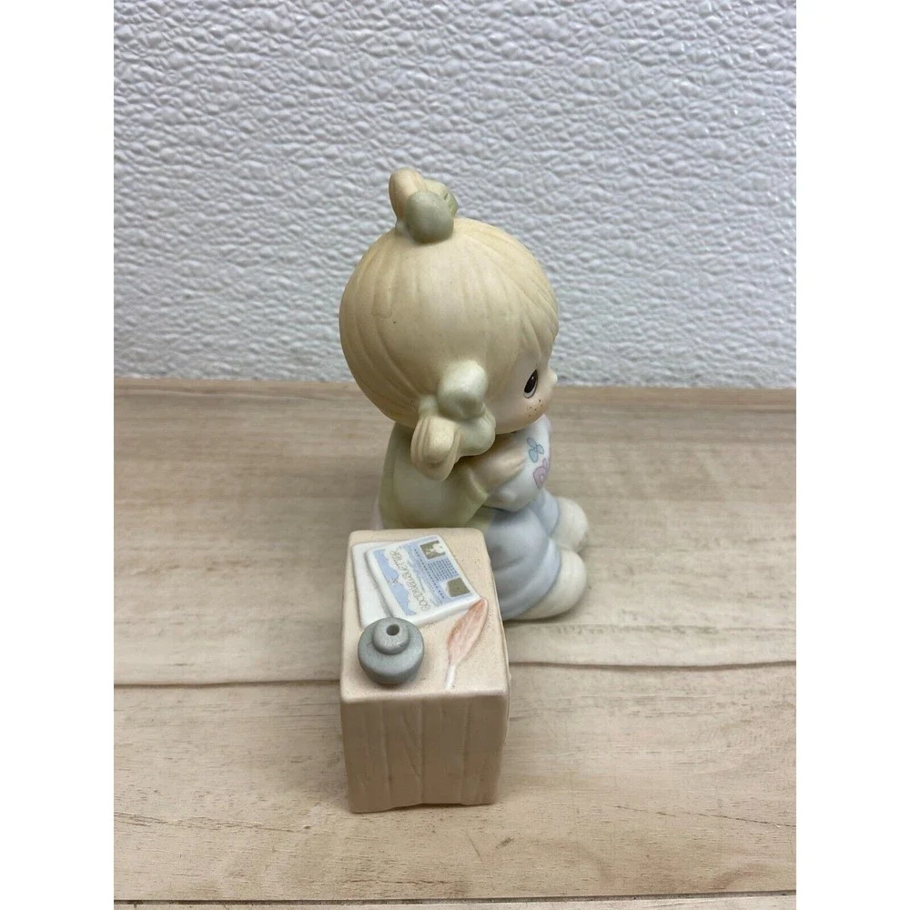 Vtg 1983 Enesco Precious Moments Join On The Blessings Porcelain Figurine